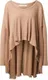 Free People Oversized tričko  hnědá