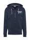 Tommy Jeans Sweatjacke navy / weiß