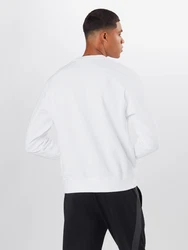 Nike Sportswear Sweatshirt 'Club Fleece' schwarz/weiß
