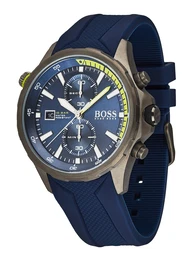 Casual Uhr ''''Globetrotter'''' blau / weiß