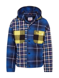 Jacke blau / hellgelb / weiß / schwarz / mischfarben