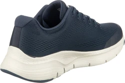 SKECHERS Sneaker navy / hellgrau / hellorange