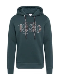 Sweatshirt ''''RAD '''' dunkelgrün / braun / weiß / kastanienbraun