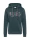 JACK & JONES Sweatshirt ''''RAD '''' dunkelgrün / braun / weiß / kastanienbraun