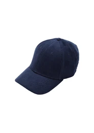 Cappy aus Cord dunkelblau
