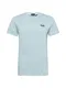 Superdry Majica  svetlo modra / bela
