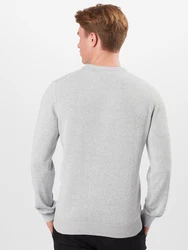 LACOSTE Pullover grau/grn/knallrot/wei