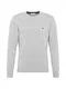LACOSTE Pullover grau / grn / knallrot / wei