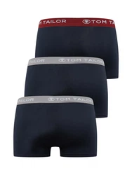 TOM TAILOR Unterhemd Hip Pants Retro Boxer marine/grau/weinrot/wei
