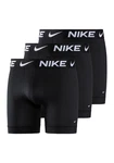 NIKE Underwear Sportunterhosen Boxer TRUNK 3PK schwarz/weiß