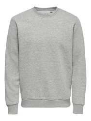 ONLY & SONS Sweatshirt Ceres hellgrau