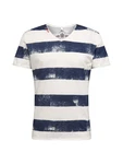 Key Largo T-Shirt 'MT AIRFLIGHT' navy/offwhite Key Largo T-Shirt 'MT AIRFLIGHT' navy/offwhite