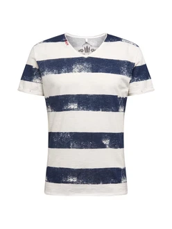 Key Largo T-Shirt 'MT AIRFLIGHT' navy/offwhite