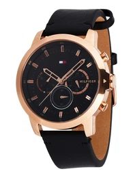 Uhr schwarz / rosegold