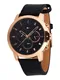 TOMMY HILFIGER Uhr schwarz / rosegold