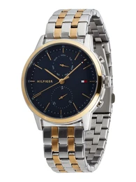 Uhr silber / navy / rosegold