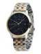 TOMMY HILFIGER Uhr silber / navy / rosegold