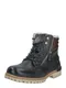 MUSTANG Schnürboots dunkelbraun / anthrazit