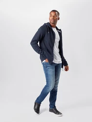 JACK & JONES T-Shirt JJENOA TEE SS CREW NECK navy/dunkelgrn/schwarz/wei