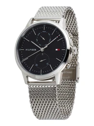 Uhr ''''EASTON'''' silber / schwarz