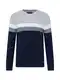 Key Largo Pullover ''''HANSI'''' navy / grau / weiß / blaumeliert