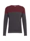 ESPRIT Pullover weinrot / grau