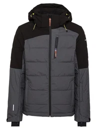 Jacke ''''CHANUTE'''' schwarz / dunkelgrau / neongelb