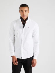 Tommy Jeans Hemd marineblau/hellrot/weiß