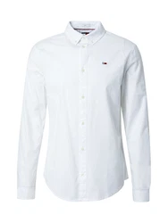 Tommy Jeans Hemd marineblau/hellrot/weiß