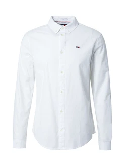 Tommy Jeans Hemd marineblau/hellrot/weiß