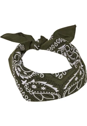 Bandana weiß / oliv