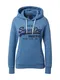 Superdry Sweater majica ''''RISING SUN''''  sivkasto plava / mornarsko plava