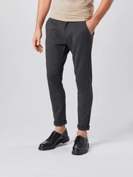 Denim Project Hose 'Ponte Roma Plain' anthrazit