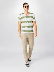 Key Largo T-Shirt 'MT AIRFLIGHT' khaki / offwhite