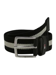 Herren - Gürtel ''''CASUAL WEBBING'''' schwarz / hellgrau