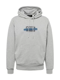 Sweatshirt grau / blau / weiß