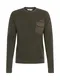 !Solid Pullover ''''Masar'''' dunkelgrün