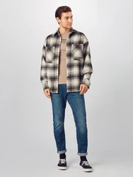 JACK & JONES Jacke Cane beige/braun/weiß