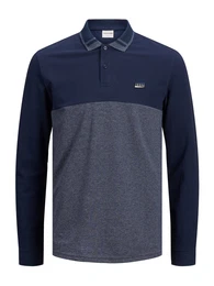 Shirt navy / blaumeliert