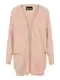 PIECES Pletena jopa ''''Perla''''  pastelno roza