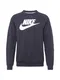 Nike Sportswear Sweatshirt weiß / schwarz