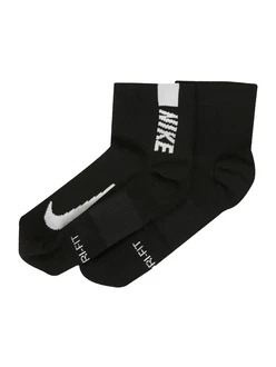 NIKE Sportsocken 'Multiplier' schwarz/weiß