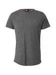 Tommy Jeans T-Shirt 'Jaspe' navy/graumeliert/rot/weiß