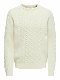 Strickpullover weiß