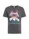 AMPLIFIED T-Shirt dunkelgrau / grn / rot / wei