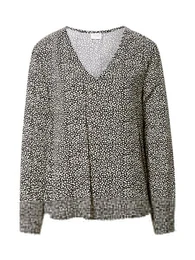 Bluza 'Kaitlyn' crna / bijela