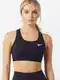 NIKE Sportovní podprsenka černá / bílá NIKE Sportovní podprsenka černá / bílá