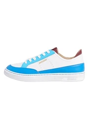 Sportschuh royalblau / hellblau / gold / dunkelrot / wei