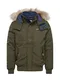 Tommy Jeans Jacke oliv / hellbraun