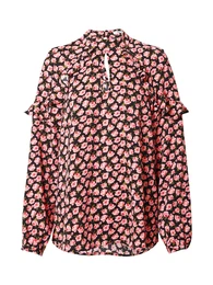 Tunika zelená / pink / růžová / černá